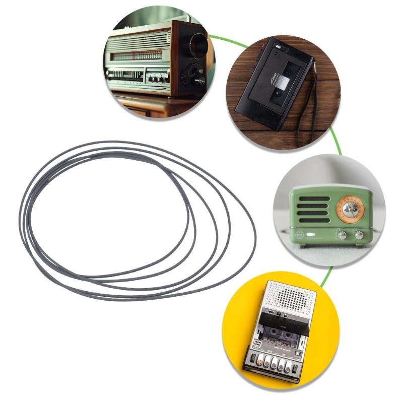 1PC Rubber Belt for Cassette Players and Video Recorders Turntables Common Bands Repair Belts 150-209mm Folded