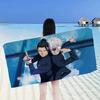 Jujutsu Kaisen Gojo Satoru Mikrofaser Strandtuch Saugfähig Schnelltrocknend Weich Yoga Schwimmen Resort Bergsteigen Handtuch