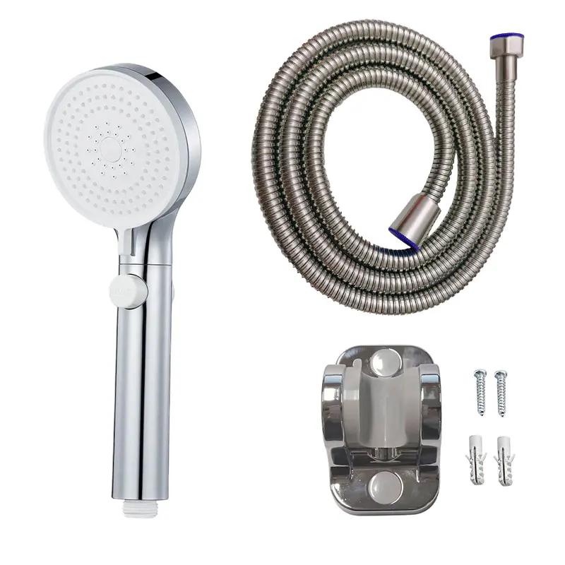 Hand Spray Hand-held Shower Set Household Bathroom Shower Head Bathroom Accessories Showerhead Set Leak-proof Pressurized Shower