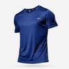 Camiseta Deportiva Multicolor de Manga Corta de Secado Rápido Jerseys de Gimnasio Camiseta de Fitness Entrenador Camiseta de Running Ropa Deportiva Transpirable para Hombre