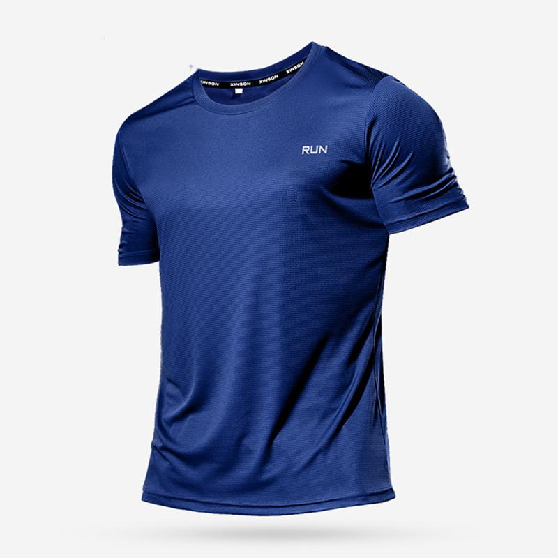 Camiseta Deportiva Multicolor de Manga Corta de Secado Rápido Jerseys de Gimnasio Camiseta de Fitness Entrenador Camiseta de Running Ropa Deportiva Transpirable para Hombre