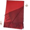 Solid Color Scarf for Women, Winter Double-Sided Two-Tone Fashionable Thick Shawl, Spring and Autumn Imitation Cashmere Casual Trendy Long Neck
