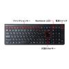 Sanwa Supply Wireless Keyboard with Mouse SKB-WL31SETBK