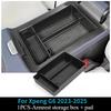 Für Xpeng G6 2023-2025 Türseiten-Aufbewahrungsbox TPE Front- und Hecktürgriff-Organizer Aufräum-Getränkehalter-Aufbewahrungsbox Autozubehör