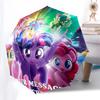1pc My Little Pony Automatic Folding Umbrella Portable 3-Fold Design, 8-Bone Iron Frame Outdoor Umbrella, Ideal Gift for Fans, Travelers, Daily Use, S