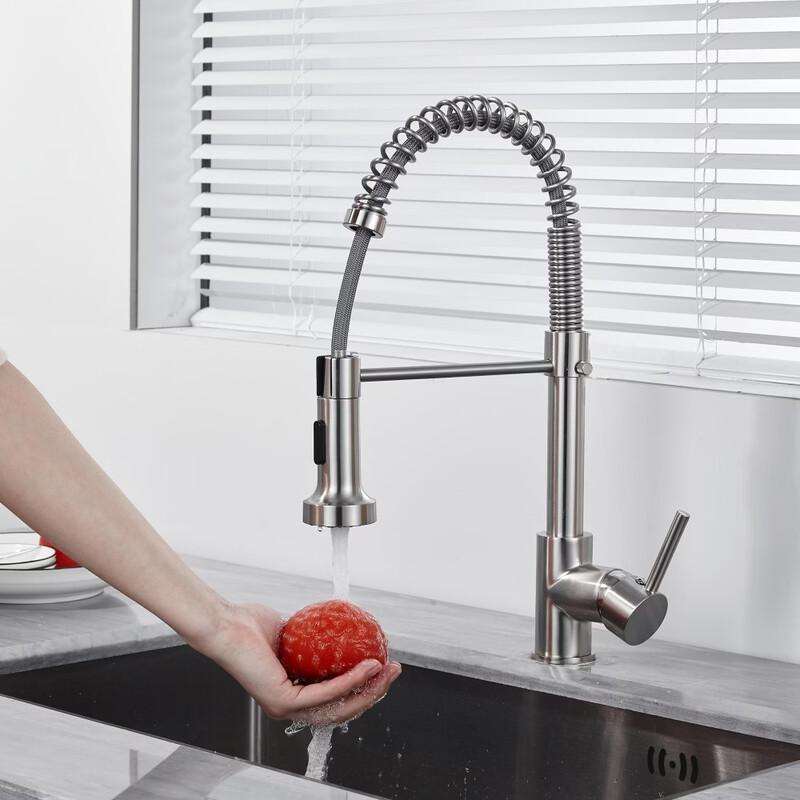 OEING Pull-Down Spring Kitchen Faucet