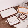 Luxury Solid Wood Jewelry Display Tray for Rings, Bracelets, and Necklaces