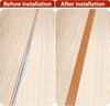 1PC 1mx3.5cm Self Adhesive Wood Grain PVC Strip Easy Install Floor Transition Sealing for Home Decoration Edge Trim Strip Home A
