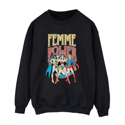 DC Comics Womens/Ladies Femme Power Wonder Woman Sweatshirt