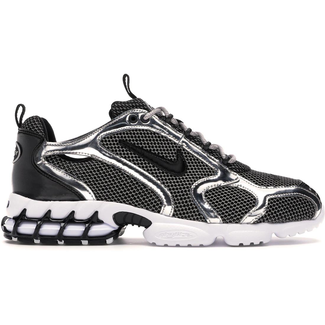 

Stussy x Nike Air Zoom Spiridon Cage 2 Унисекс Повседневные Кроссовки Низкий Верх Амортизация Нескользящая Износостойкая CU1854-001 42.5