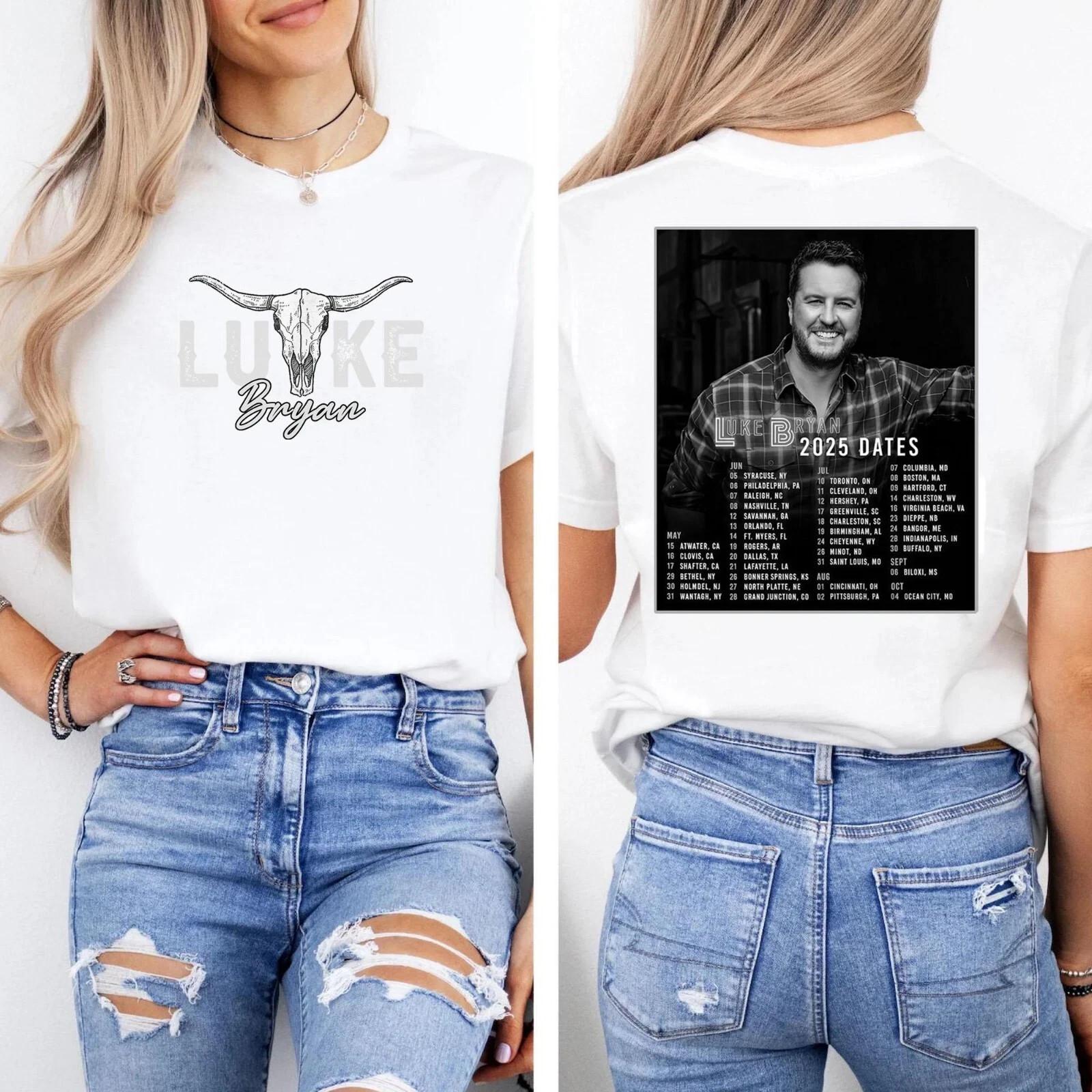 Luke Bryan Mind of a Country Boy Tour 2026 T-Shirt Gifting To Dads Cowboys L