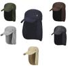 Outdoor Hiking Sun Hat for Men and Women with Neck Flap UPF 50+ Fishing Cap Adjustable