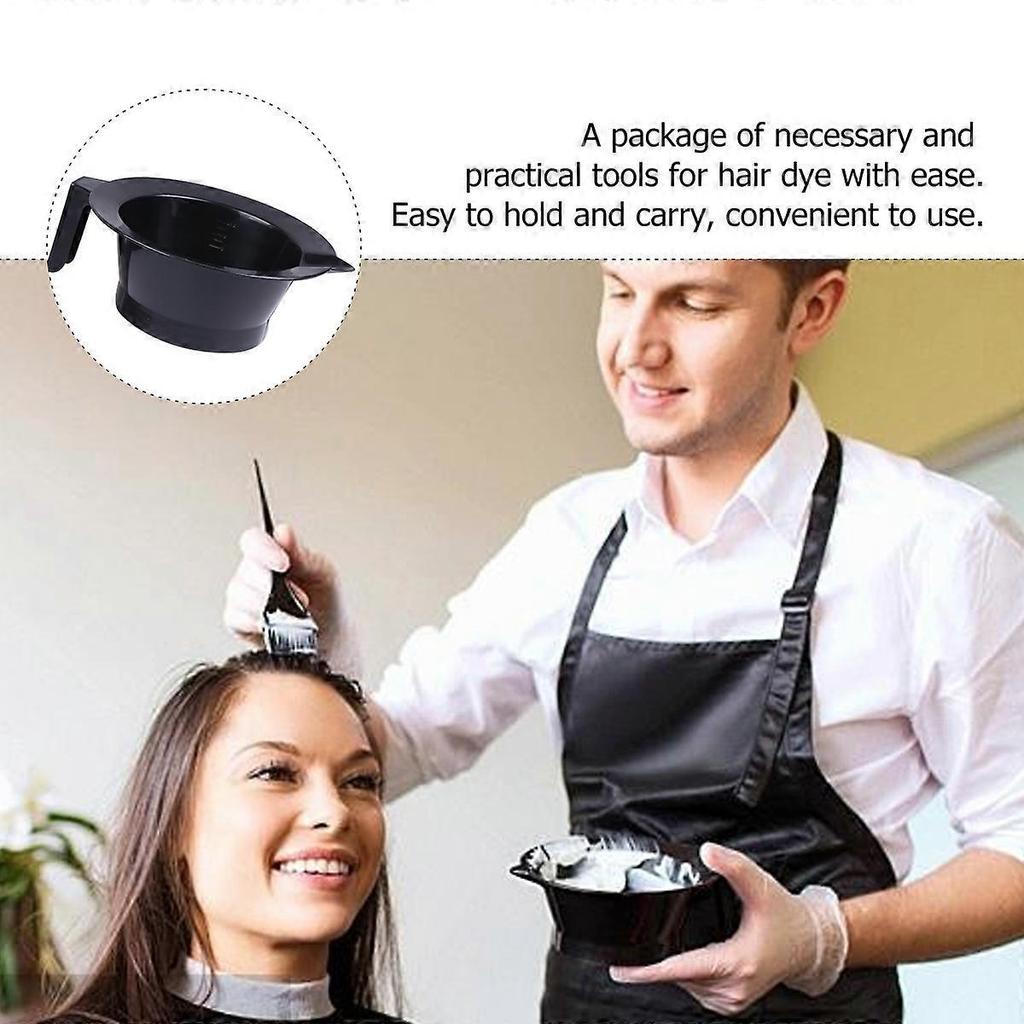 Hair Dye Bowl for Salon Hair Dyeing Bowl Kit 20Pcs Black