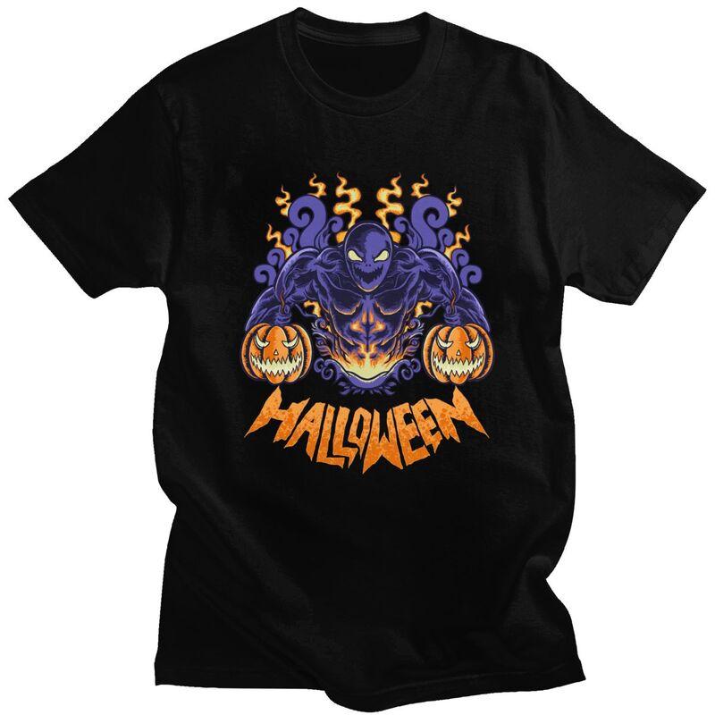Venom Pumpkin Halloween T Shirt Vintage Streetwear Cotton Amusing Casual Men Women Short Sleeve Stylish Casual Cute Unisex Tops