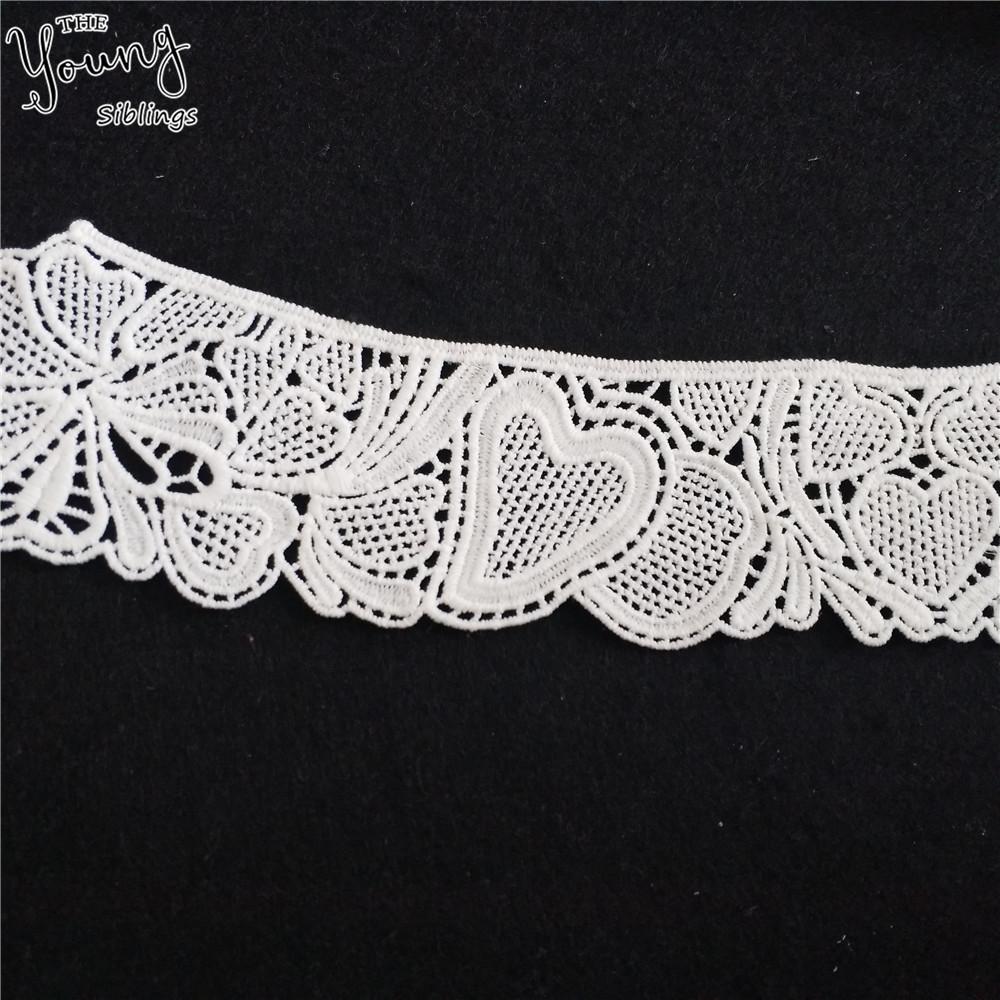 High Quality Hollow Lace Neckline Fabric Craft Embroidery Decal Lace Collar Sewing DIY Clothing Neckline Decorative Accessories