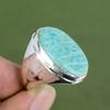 Amazonite Ring 925 Sterling Silver Ring Handmade Gemstone Ring Natural Amazonite Jewelry Designer Ring Gifts For Her Available In Ring Size