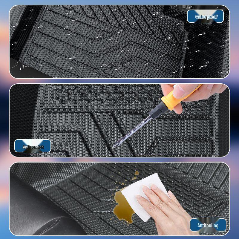 Modern Floor Mats 15-19 IX26 TPE Vehicle-Specific Anti-Slip Texture