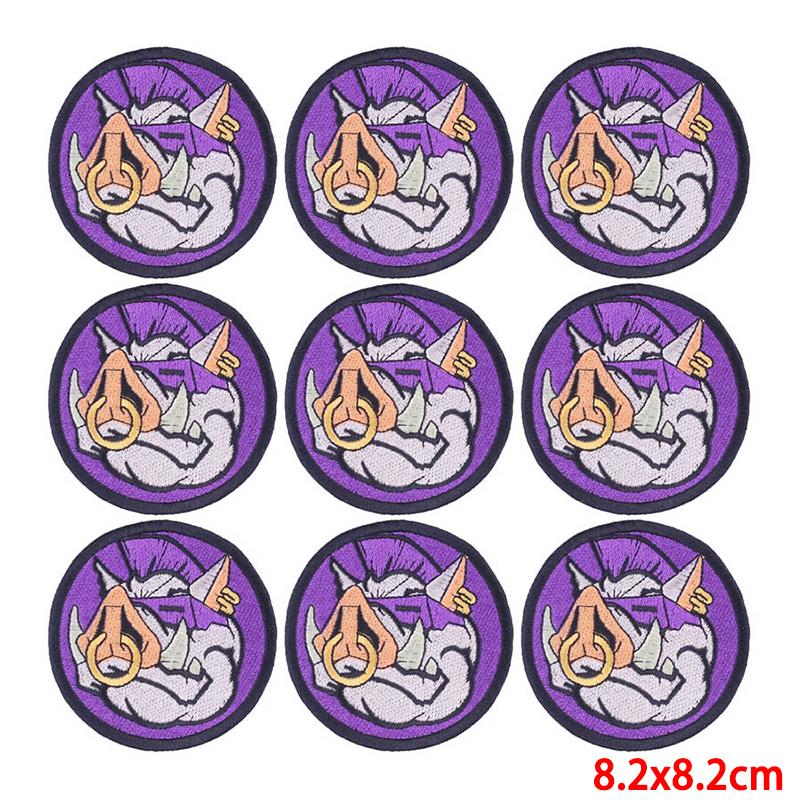 10 Pcs/lot Wholesale Embroidery Patch Iron On Patches For Clothing Patches On Clothes Jackets Decor Applique Sew Supplies