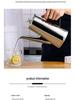 Thickened Stainless Steel Long Spout Teapot with Flat Lid, Large Capacity for Cold Water, Soup, or Juice.
