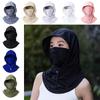 Breathable Ice Silk Sun Hat Adjustable Face Mask Pullover Cap Fashion Sunshade Cap Outdoor Sports