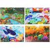 Para Quebra-Cabeças Crianças Idades 4-8 Quebra-Cabeças Infantis 100 Peças Grande Dinossauro Quebra-Cabeça de Chão Para Crianças Crianças Quebra-Cabeças Educativos Brinquedos Fo