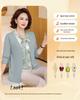 2026 Spring/Autumn Elegant Age-Defying Top for Middle-Aged and Elderly Women - New Style