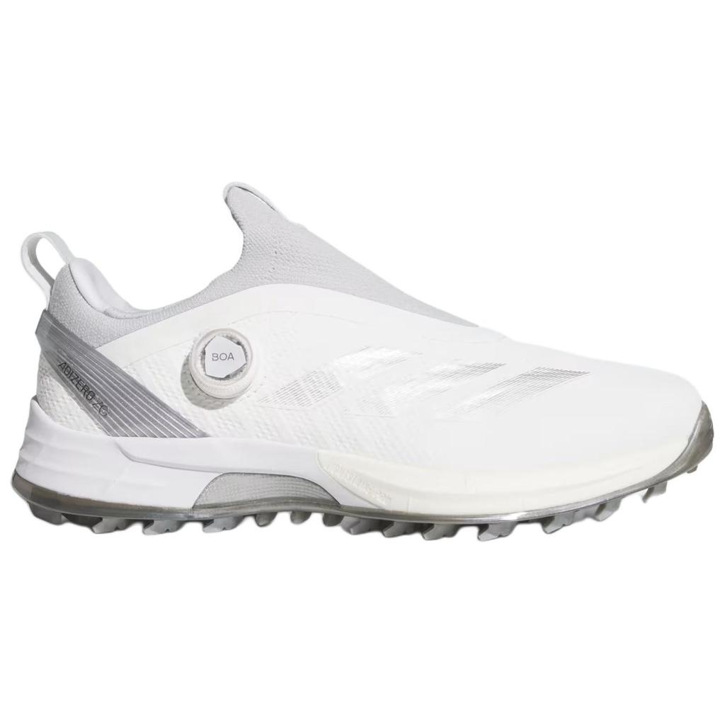 Adidas Adizero ZG BOA Spikeless Golf White Silver Metallic Men Sneakers Cloud-White Light-Solid-Grey IH3357