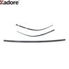 Rear Bottom Bumper Cover Trim For Hyundai Tucson NX4    2024 Carbon Fiber Car Tail Gate Molding Strip Accessories