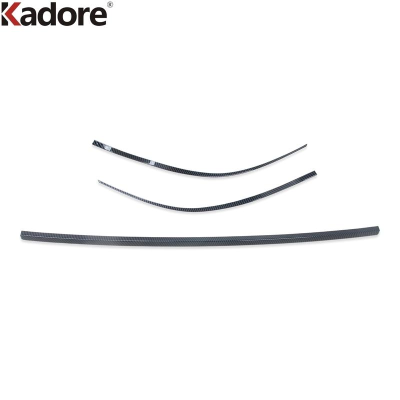 Rear Bottom Bumper Cover Trim For Hyundai Tucson NX4    2024 Carbon Fiber Car Tail Gate Molding Strip Accessories