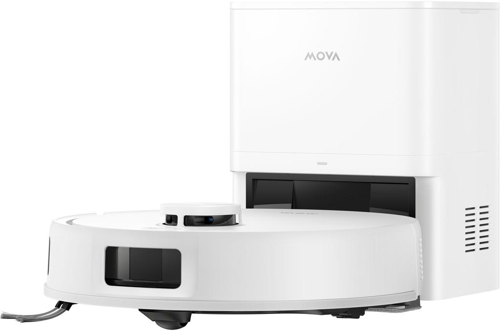 Aspirateur robot laveur - MOVA E20S PRO PLUS - 13000 Pa - 330 ml - Blanc