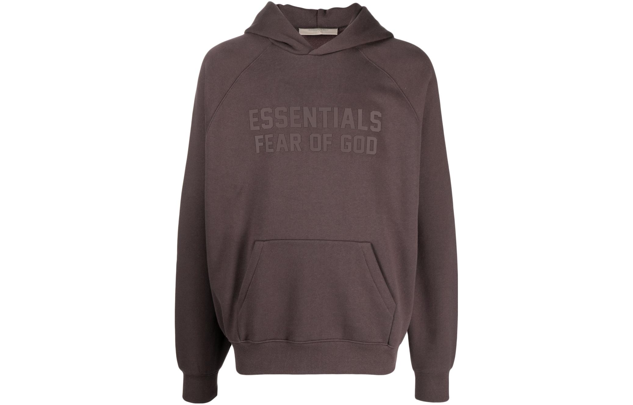 Sweat à capuche pour homme Fear of God Essentials Hoodie 'Prune' L gray