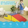 2-Piece Soft Playset for Toddlers, Climbing, Crawling, For ages 12-36 Months, Red