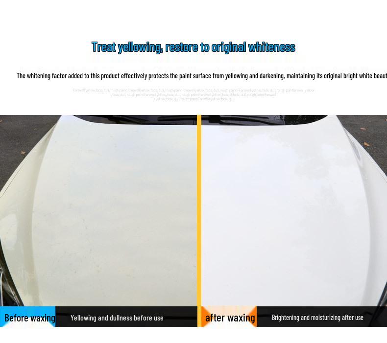 Universal Wax For Chepu Car Black And White Paint Stain Removal Polishing