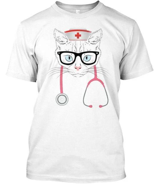 

Cat Nurse T shirt Made in the USA Size S to 5XL 3XL