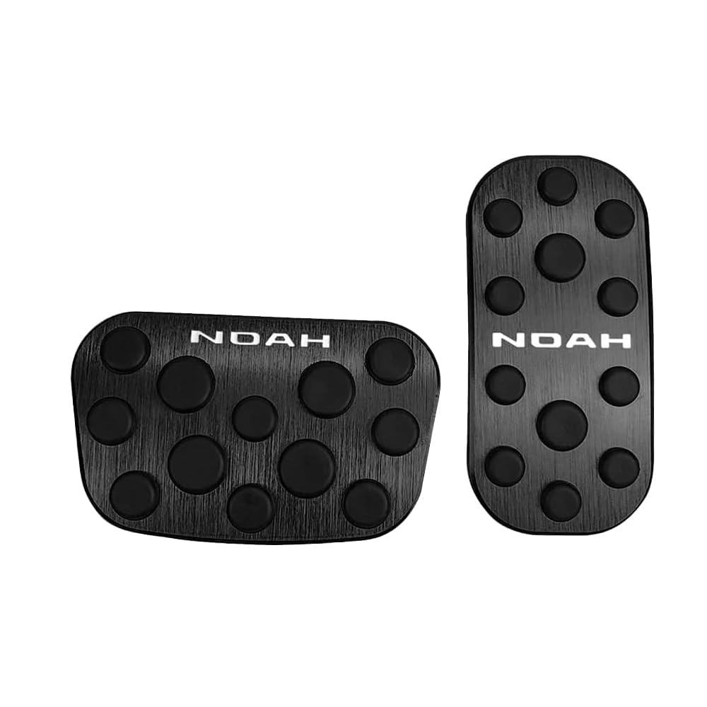 

KOKATO Aluminum Pedal Cover for Toyota New Noah 90 Series 2022 Brake No Tools Custom Easy Interior Custom Set (January onwards) - Pedal, Required, чёрный
