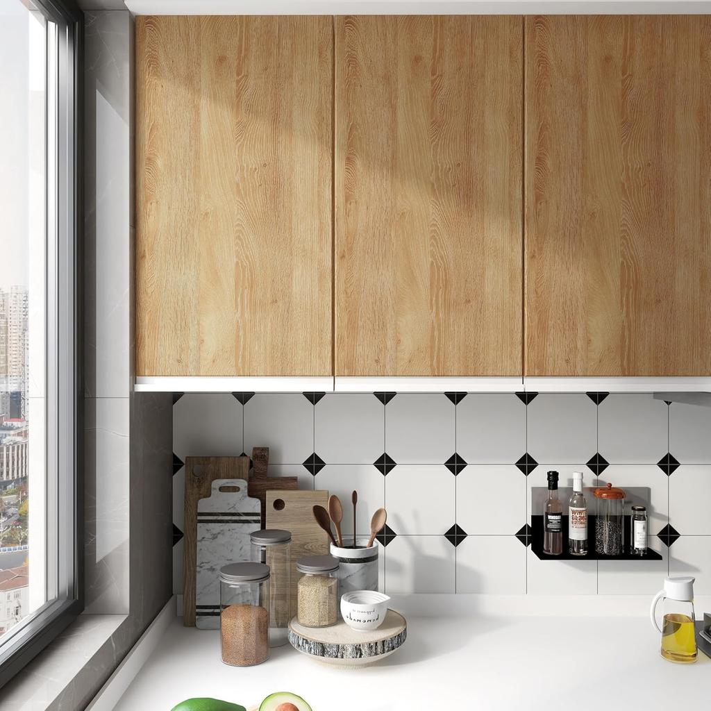 55cm Breite Holzmaserung PVC Tapete für Tür Kleiderschrank Schrank Tisch Möbel Wasserdichte Selbstklebende Aufkleber Heimdekorfolie