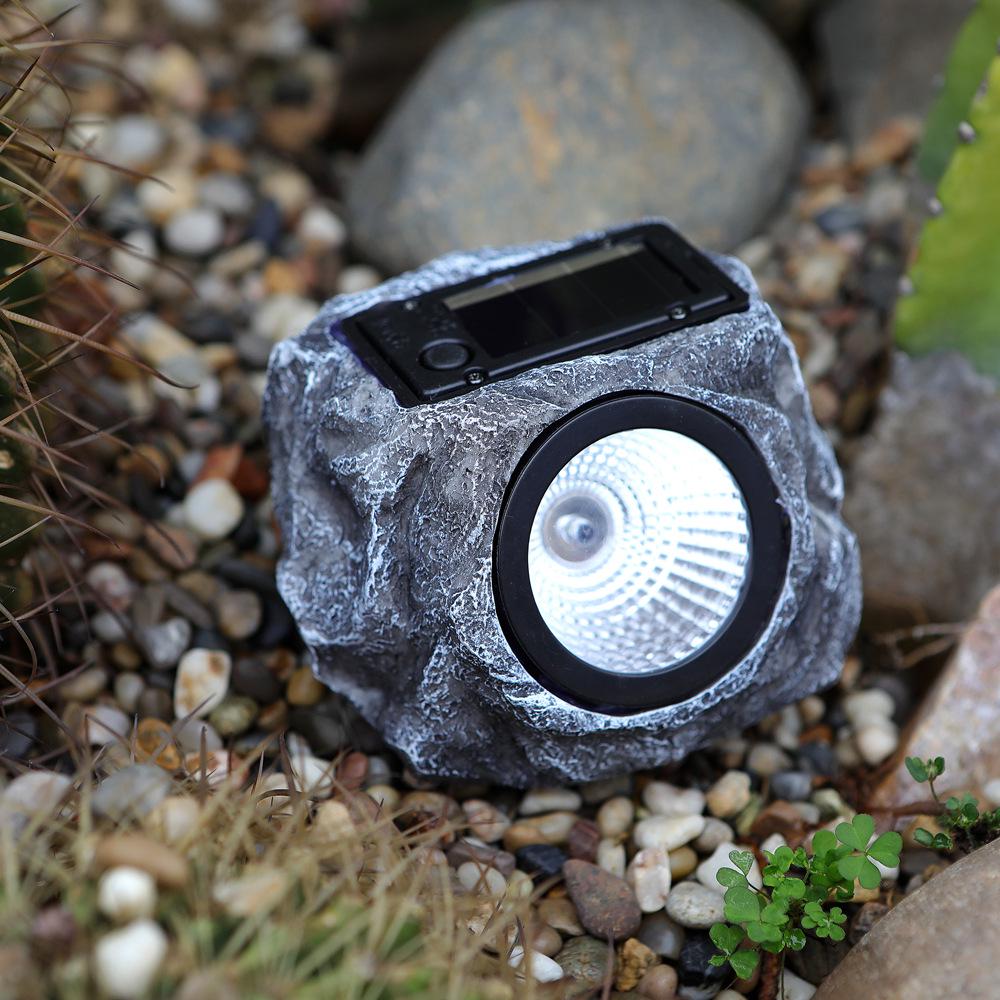 Waterproof Outdoor Solar LED Stone Garden Light