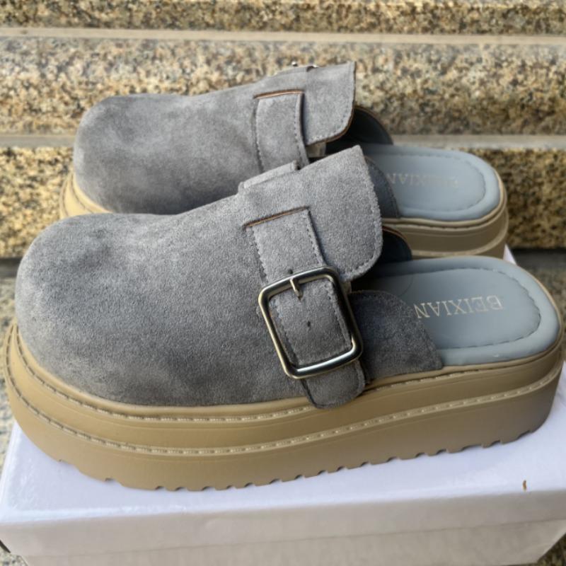 Fashion Women Mules Shoes Platform Slippers Flat Sandals Casual Summer Sport Sneakers 2025 Trend Brand High Heels Shoes Flip Flops Mujer