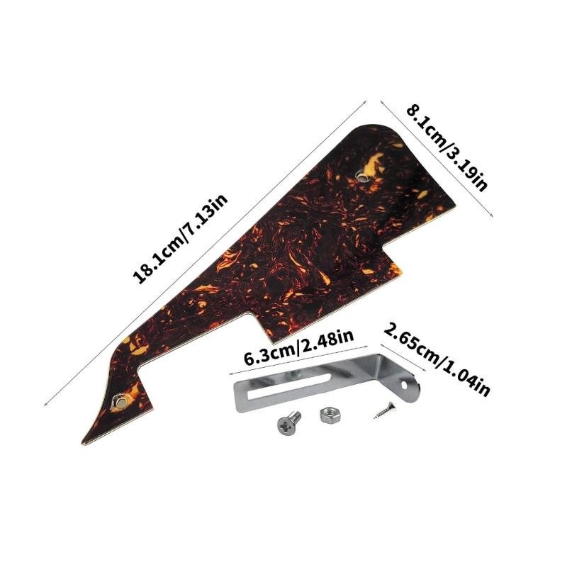Electric Guitar Accessory Plastic Guitar Parts String Instrument Accessories Scratch Plate Electric Guitar Pickguard
