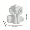 Abstract Face Art Ceramic Vase Nordic Ins Style Desktop Decoration Flower Utensils, Small and Creative Home Furnishings