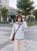 Waist Ribs Pink Down Cotton Clothes Women's Winter New Small Warm Padded Cotton-padded Jacket