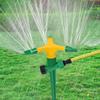360-Degree Rotating Lawn Sprinkler Large Area Coverage Adjustable Garden Watering System Easy To Install Sprinkler with Stake