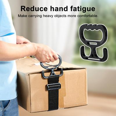 1/2 Adet Bakkal Poşeti Taşıyıcı Alışveriş Poşeti Sapları Güçlü Yük Taşıma Ergonomik Rahat Tutuş Bakkal Poşeti Tutucu Taşıma Sapları