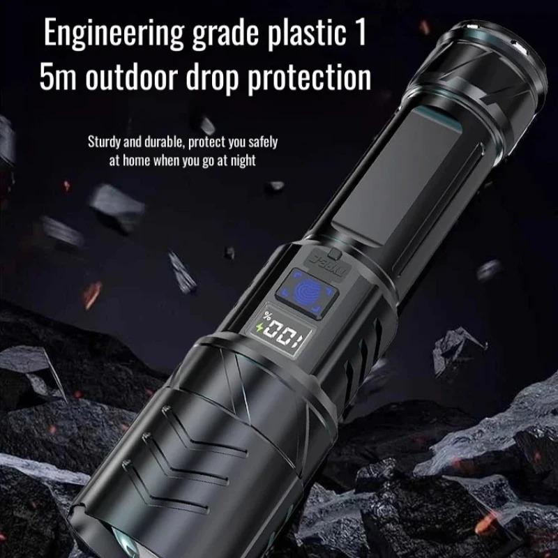Rechargeable Lighting Flashlight Larger irradiation range longdistance shooting Waterproof and drop resistant laser gun Strong