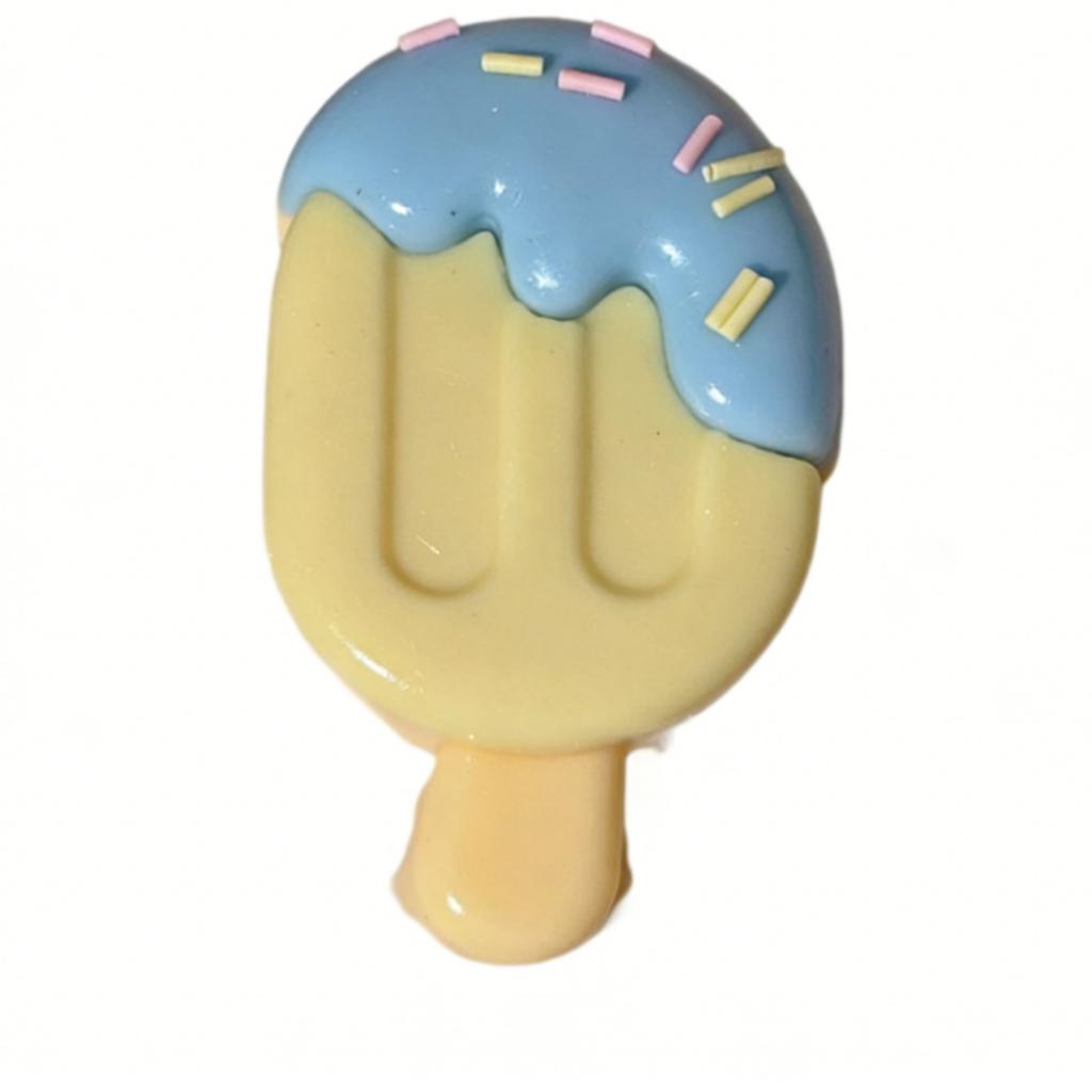 1-Pack Cute Blueberry Lava Ice Cream Squeezable Toy, Soft Squeezable Toy, High-Value Popsicle Stress Relief Toy, Anti-Anxiety Ma