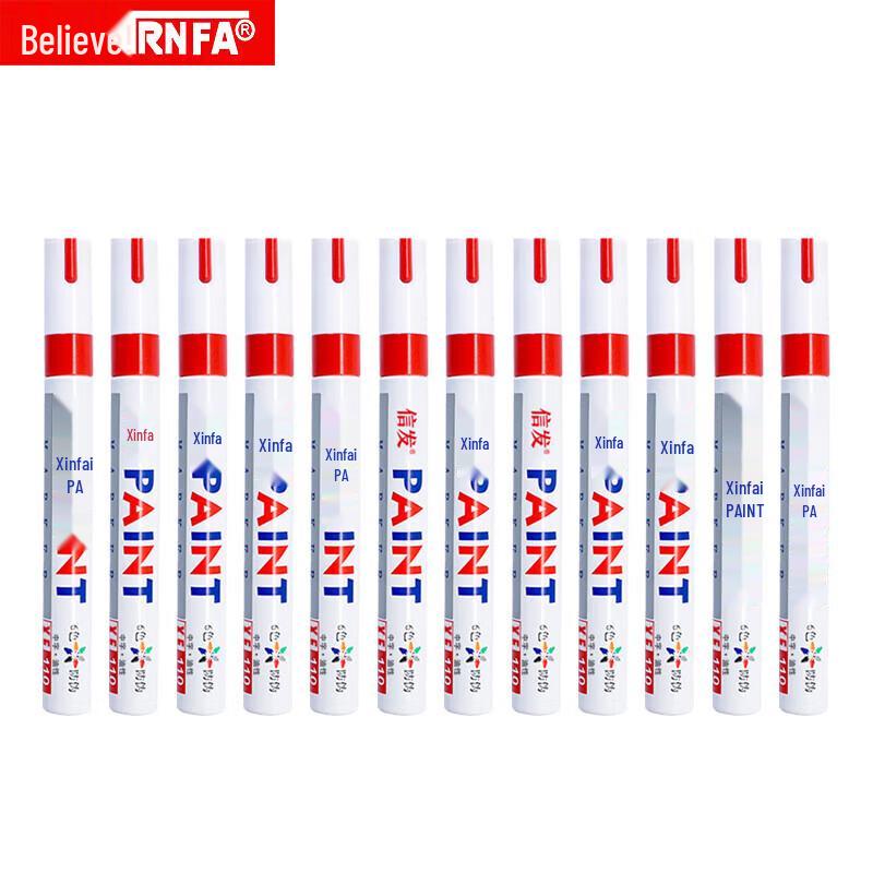 Xinfa TN-110 Oil-Based Paint Marker Pen красный