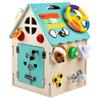 Montessori Busy House Treasure Box: Early Education & Puzzle Unlock for Intellectual Development in Boys and Girls