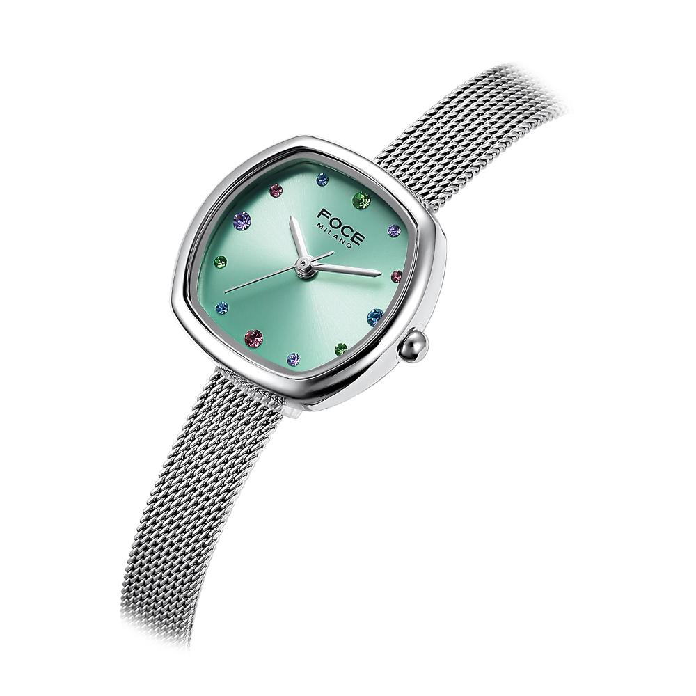 Pocheleidi Women'S Macaron Watch Changeable Band Fm2016Gn Free Leather Band