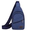 Multi-layer Multi-pocket Large-capacity Convenient Men's Breast Bag, Canvas Wear-resistant Oblique Span Chest Bag