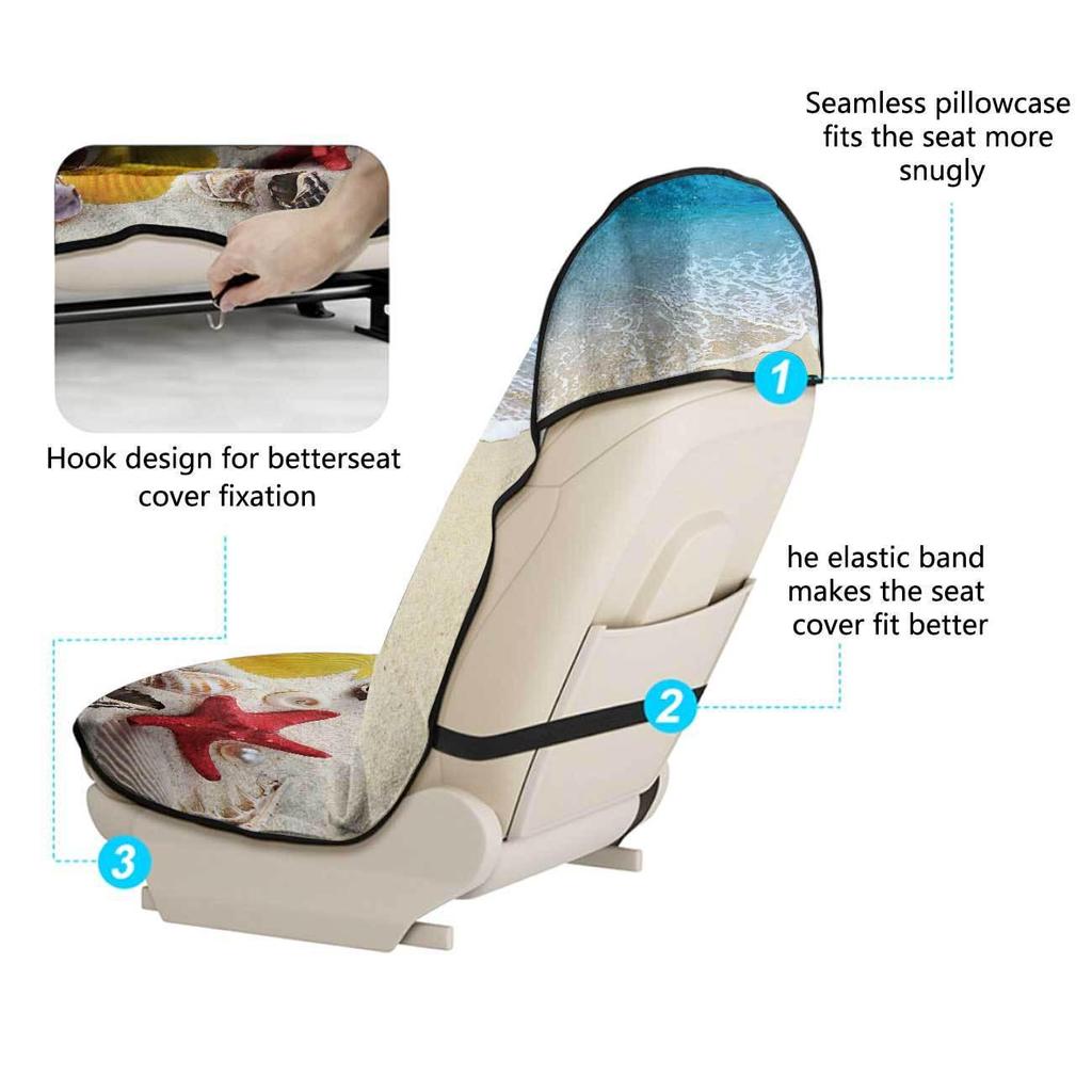 Universal Gym Workout Car Seat Protector Towel - All-Season Front Cover